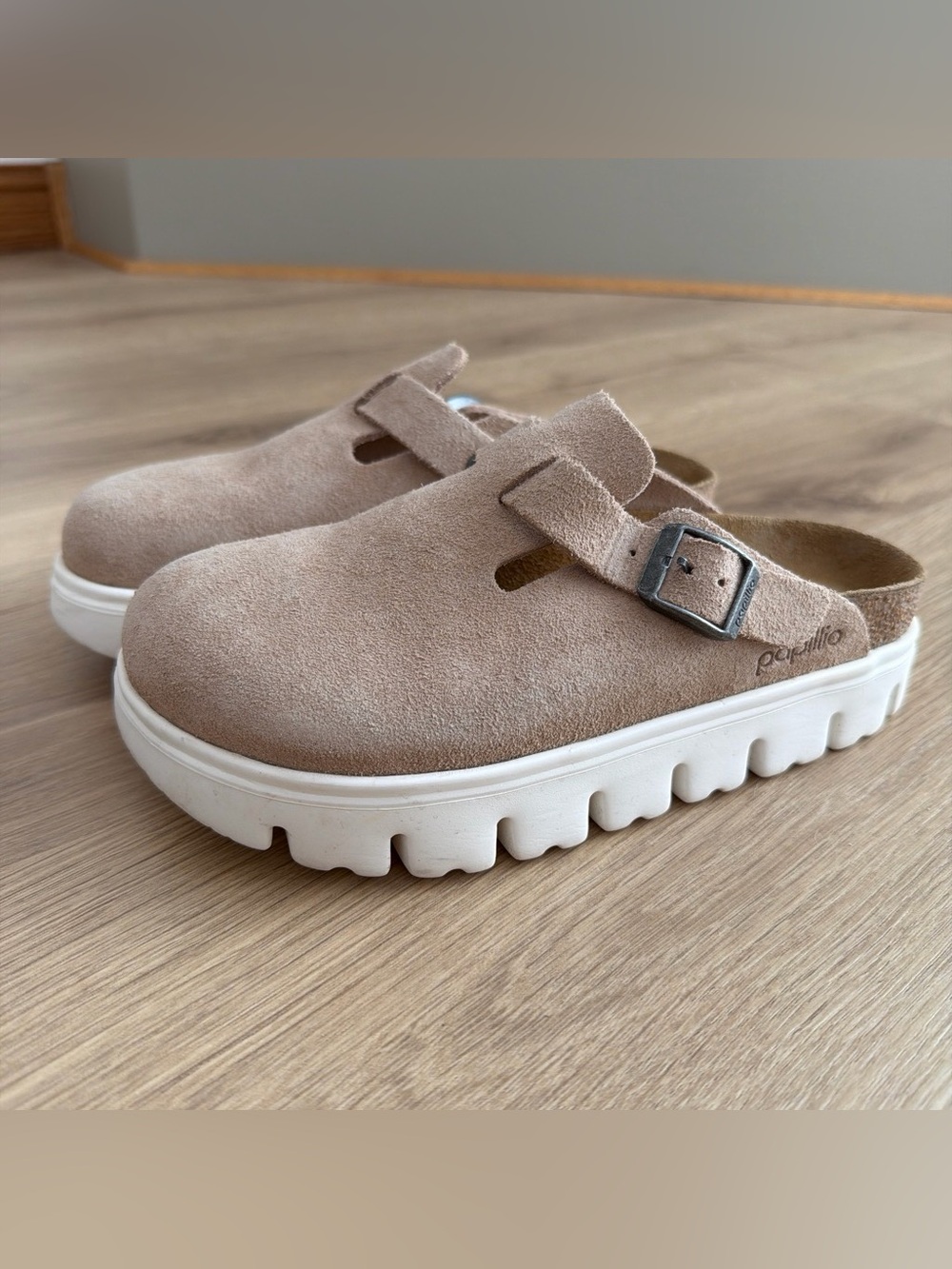 Papillio Suede Clogs